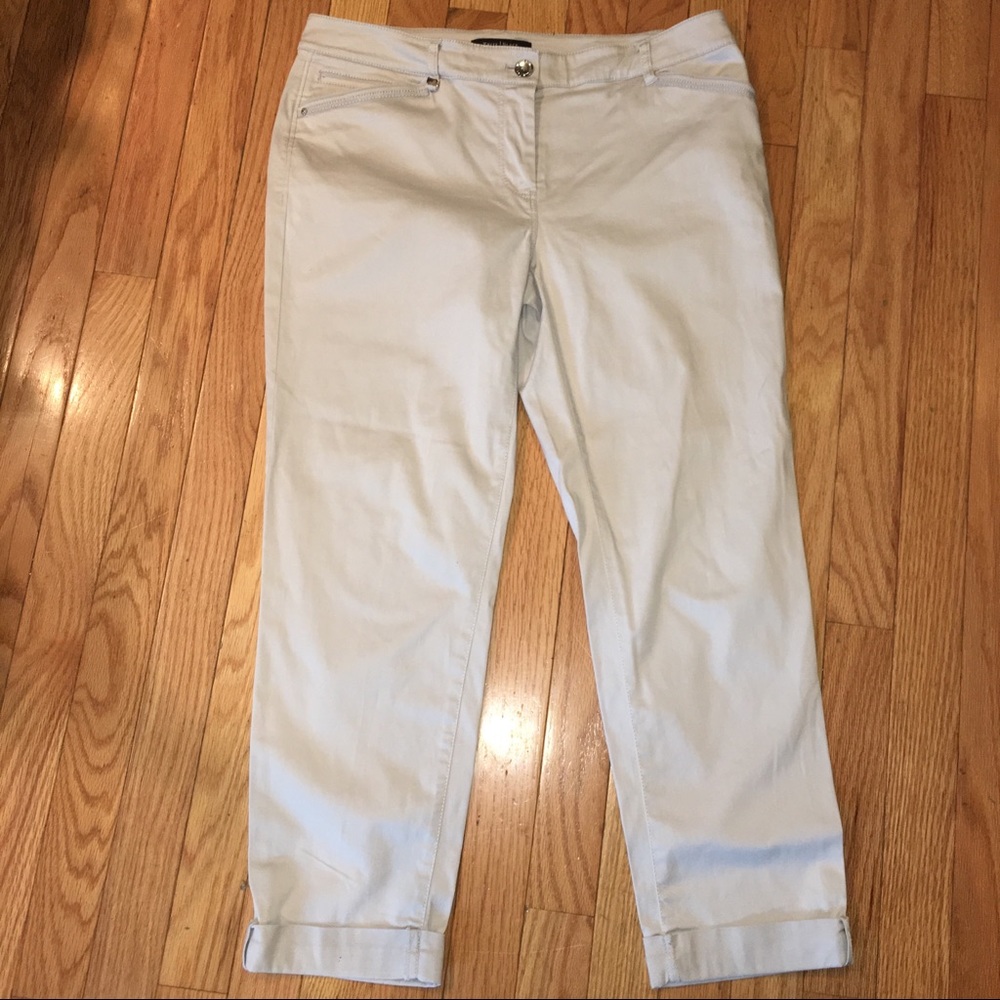 White House Black Market Slim Crop Pants
